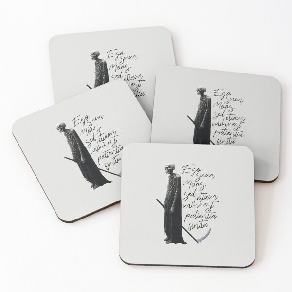 Item preview, Ego sum Mors, sed etiam mihi est patientia finita. designed and sold by knappidesign.