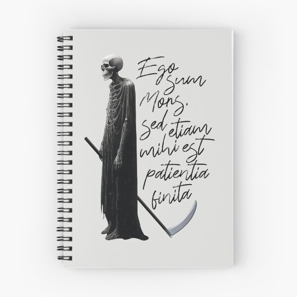 Item preview, Ego sum Mors, sed etiam mihi est patientia finita. designed and sold by knappidesign.
