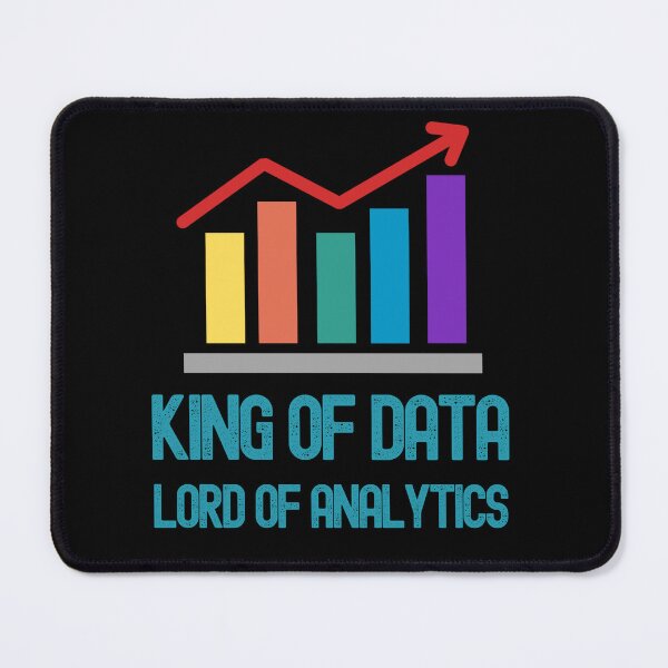 Item preview, King Of Data Lord Of Analytics Funny T-Shirt For Data King designed and sold by EvocatiVerse.