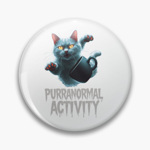 Item preview, Purranormal Activity Ghost Cat Funny Cat Humor Halloween Cat Spooky Cat designed and sold by Furry Paw  Prints.