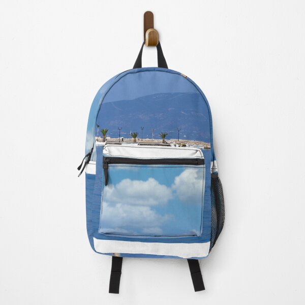Item preview, Small white fishing boats in the harbor,Nafplio,Greece designed and sold by goceris.