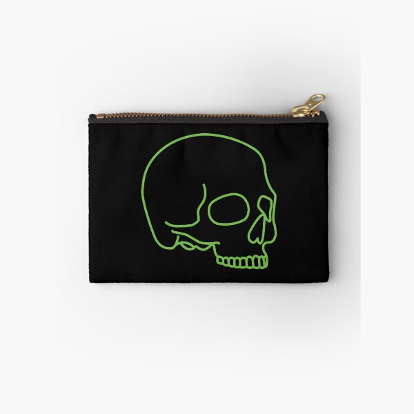 Item preview, Neon green skull designed and sold by Creepy-Culture.