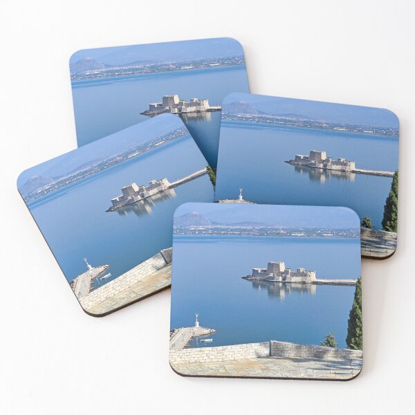 Item preview, Bourtzi Venetian water fortress in Nafplio, Peloponnese, Greece,summer season designed and sold by goceris.