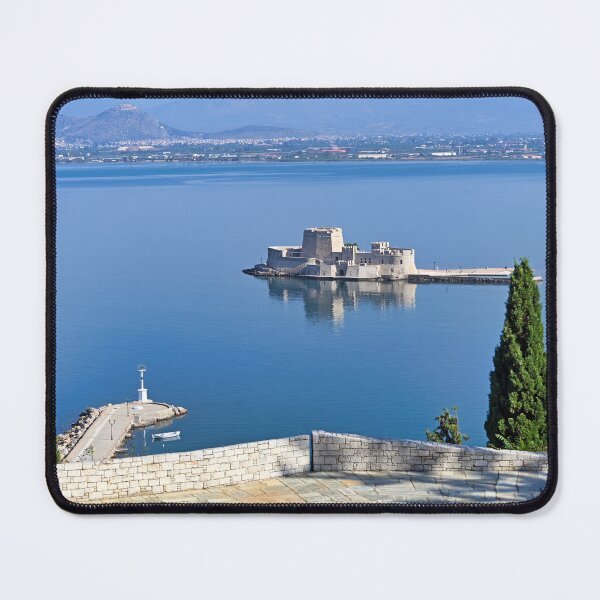 Item preview, Bourtzi Venetian water fortress in Nafplio, Peloponnese, Greece,summer season designed and sold by goceris.