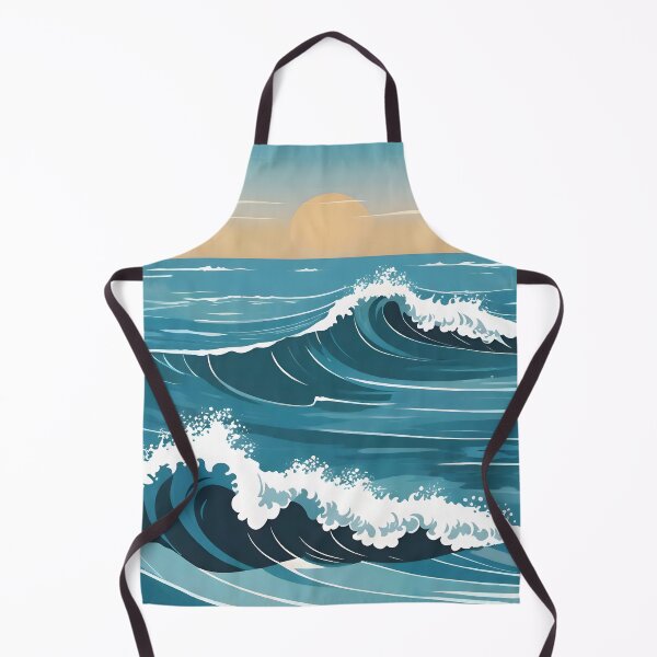 Item preview, Serene Mediterranean Waves 5 designed and sold by AbstractIdeas.