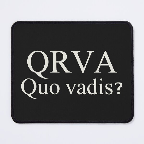 Item preview, Qrva Quo Vadis? Kurwa Polish Swear designed and sold by Anniko Art Studio.