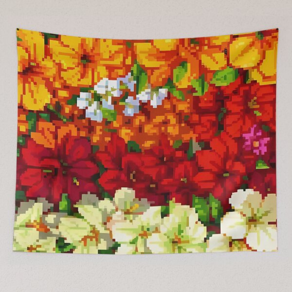 Item preview, Pixel Floral Symphony designed and sold by Glam-OOTD.