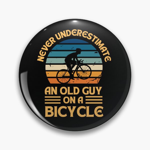 Item preview, Never Underestimate An Old Guy On A Bicycle - Funny Cycling designed and sold by ZACK ART.