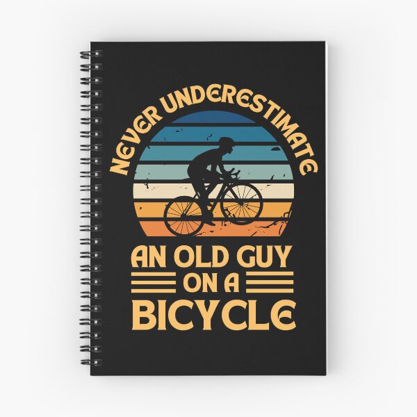Item preview, Never Underestimate An Old Guy On A Bicycle - Funny Cycling designed and sold by ZACK ART.