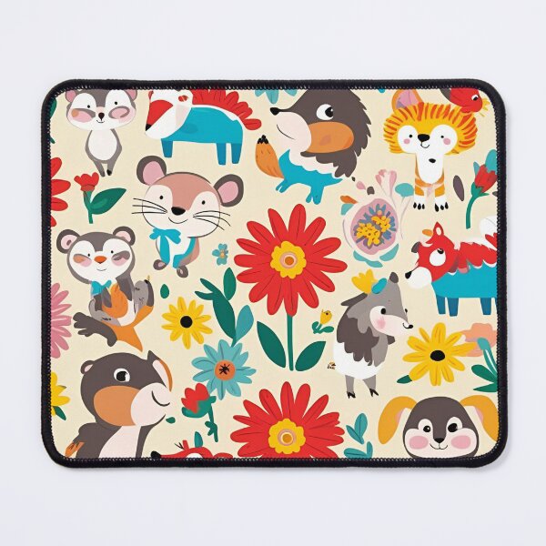 Item preview, Animal floral Pattern Cartoon designed and sold by JustSlay28.