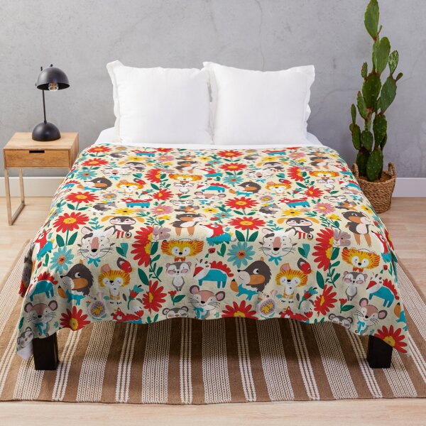 Item preview, Animal floral Pattern Cartoon designed and sold by JustSlay28.
