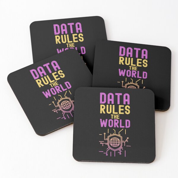 Item preview, Data Rules The World T-Shirt designed and sold by EvocatiVerse.