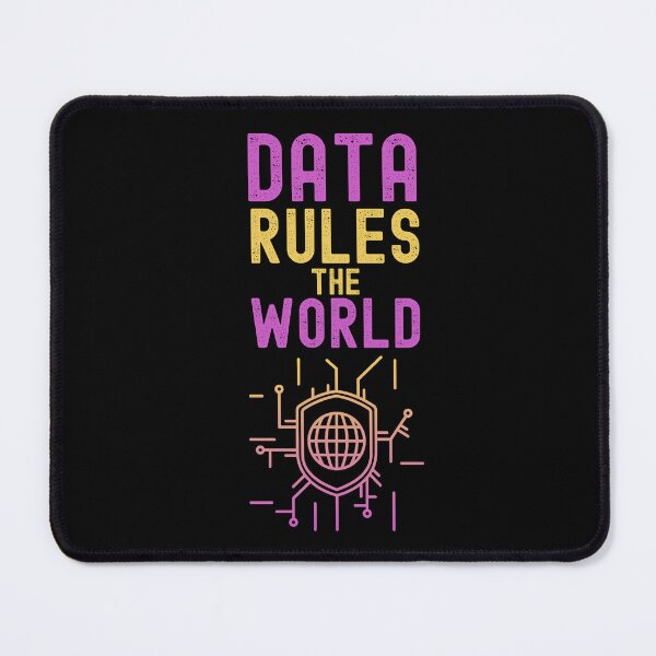 Item preview, Data Rules The World T-Shirt designed and sold by EvocatiVerse.
