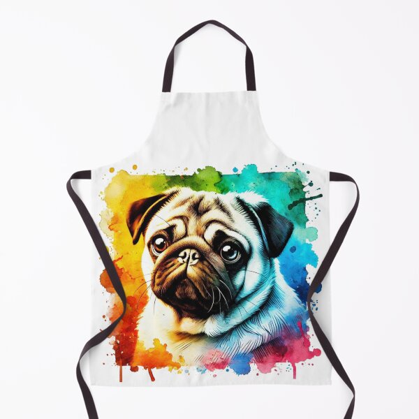 Item preview, Pug Watercolor Portrait designed and sold by MaedK.
