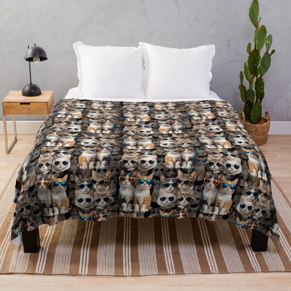 Item preview, Cool Cats With Sunglasses Pattern  designed and sold by PatternTitan.