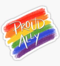 Proud LGBT Ally Sticker