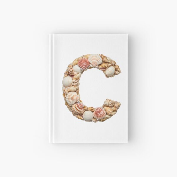 SHELLS LETTER C Hardcover Journal