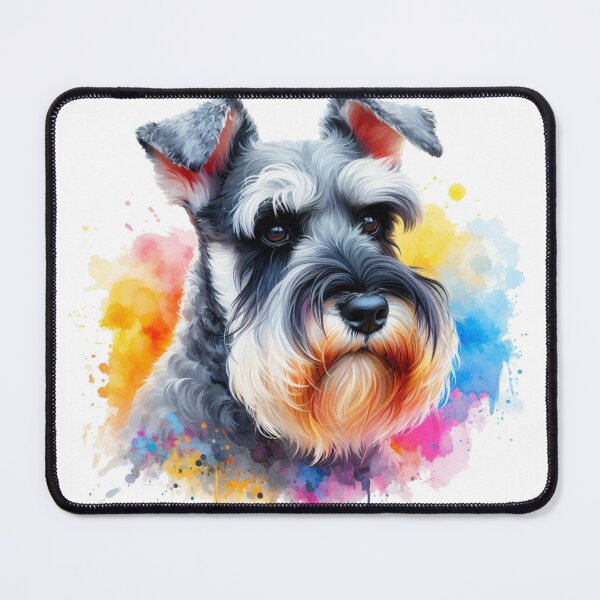 Item preview, Schnauzer Watercolor Portrait designed and sold by MaedK.