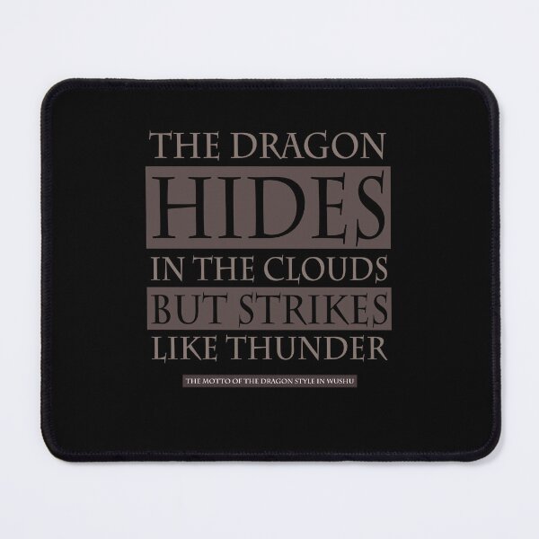 Item preview, The Dragon Hides In The Clouds But Strikes Like Thunder designed and sold by Adelberton.