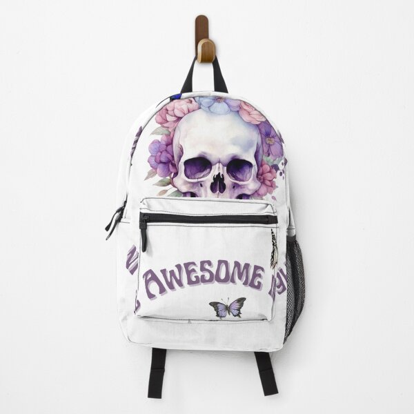 Item preview, The Awesome in me sees the Awesome in you! - Rose and Butterfly Skulll, His and hers designed and sold by BeeG2024.