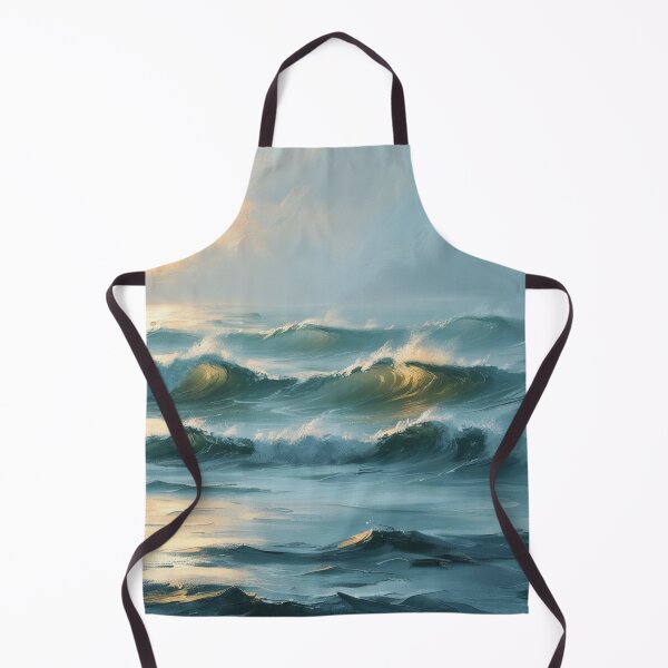 Item preview, Golden Sunset Over The Waves designed and sold by IrisAndIvy.