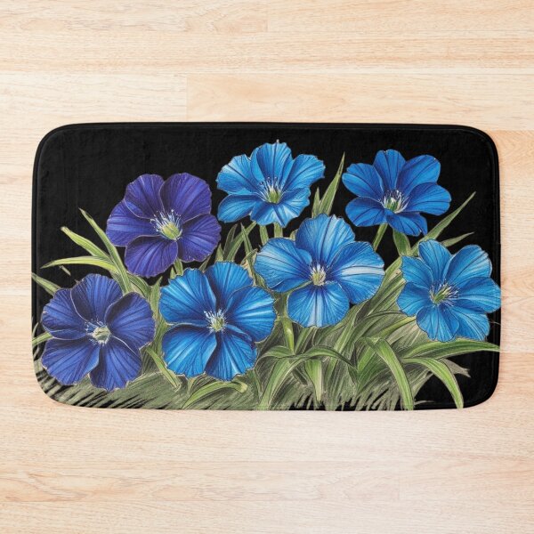 Item preview, Blue Flowers For You Happy Birthday Gift designed and sold by Design_Your_Day.