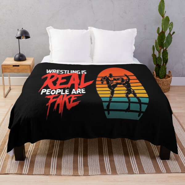 Item preview, Wrestling is REAL People are FAKE designed and sold by AxstinGraphics.