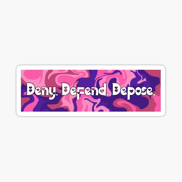 Vista previa del artículo con la obra «Negar Defender Deponer - Corazones», diseñado y vendido por SparklyPynkPlace.