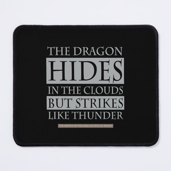 Item preview, The Dragon Hides In The Clouds But Strikes Like Thunder designed and sold by Adelberton.