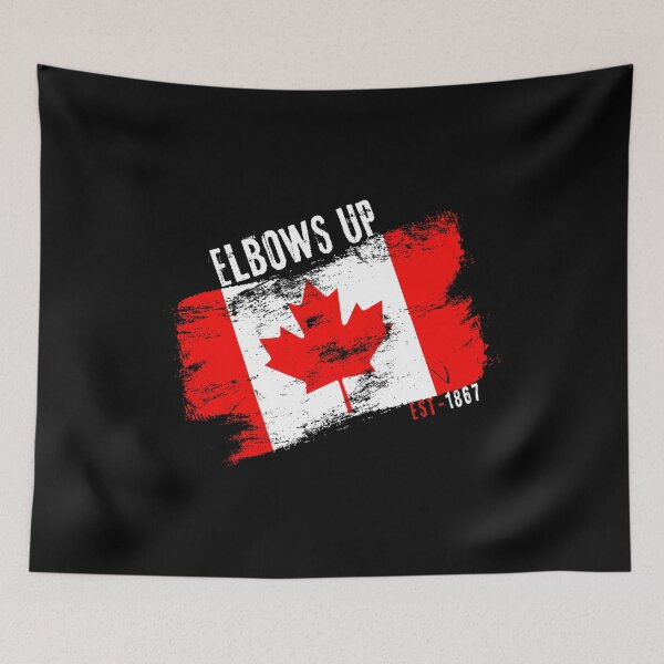 Item preview, Elbows Up Gloves Off Fun Hockey, True North Strong and Free Proud Canadian  designed and sold by VibeTwist.