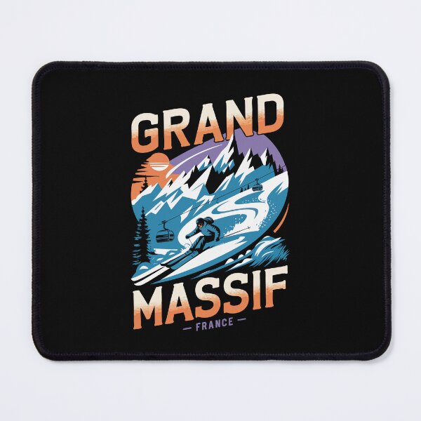 Item preview,  Grand Massif Vintage Vibes - Retro Ski Tee designed and sold by skiprender.