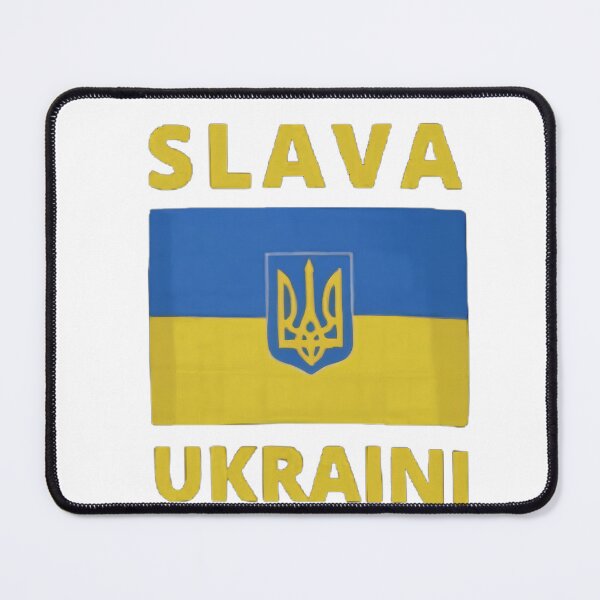 Item preview, SLAVA UKRAINI GLORY TO UKRAINE SUPPORT UKRAINE designed and sold by BugiDesignArt.