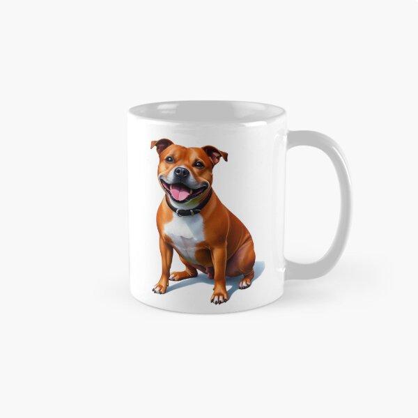 Item preview, Red Staffy Portrait designed and sold by MaedK.
