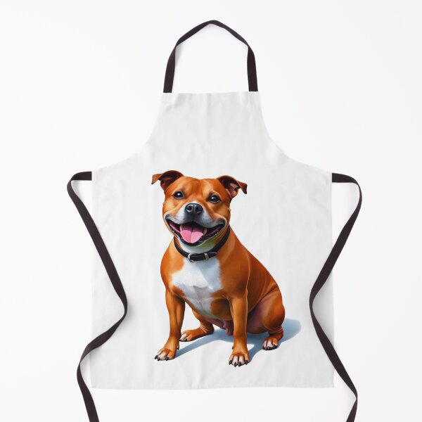 Item preview, Red Staffy Portrait designed and sold by MaedK.