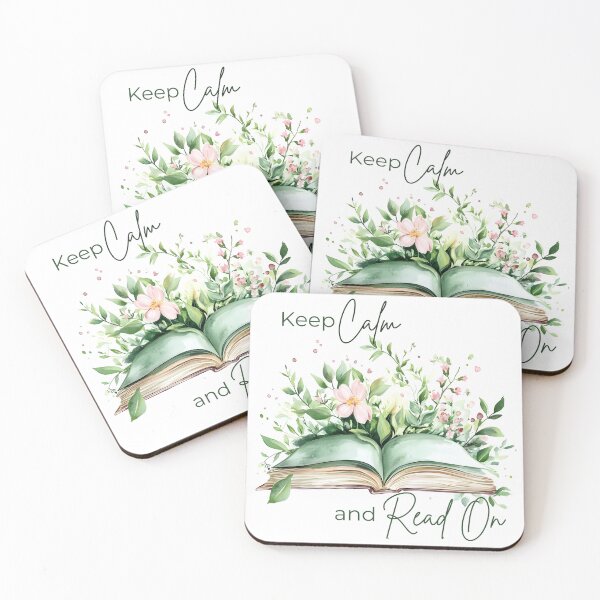 Item preview, Spring book - Keep calm designed and sold by Bookdragon's Loot .