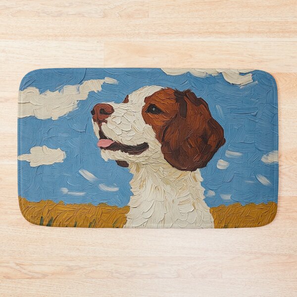 Item preview, Brittany Spaniel | Post-impressionist painting style designed and sold by ComicsFactory.