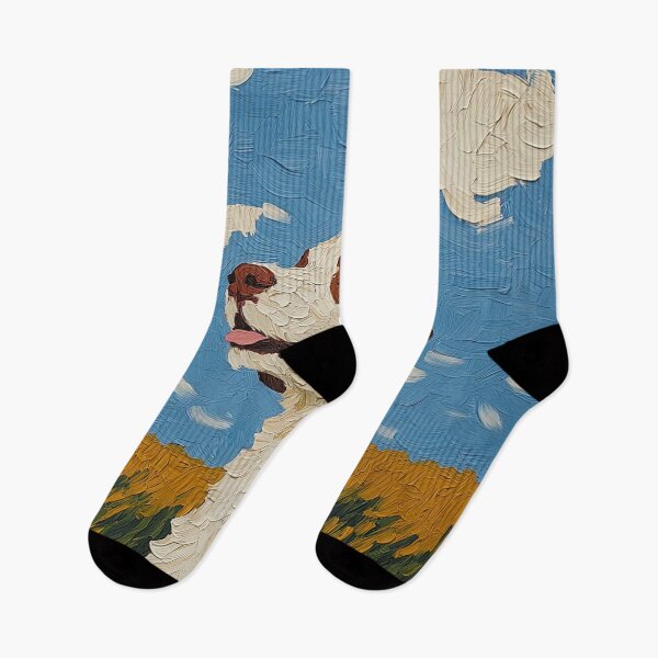 Item preview, Brittany Spaniel | Post-impressionist painting style designed and sold by ComicsFactory.