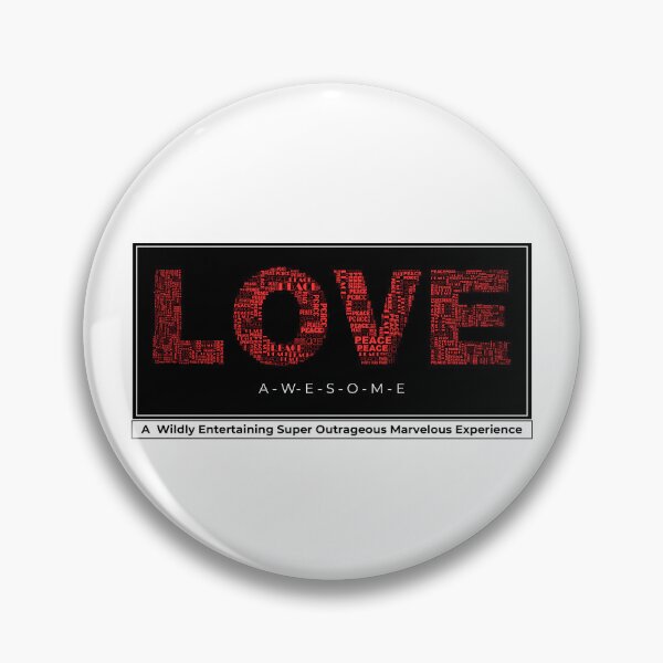 Item preview, Love Awesome - Acronym designed and sold by BeeG2024.