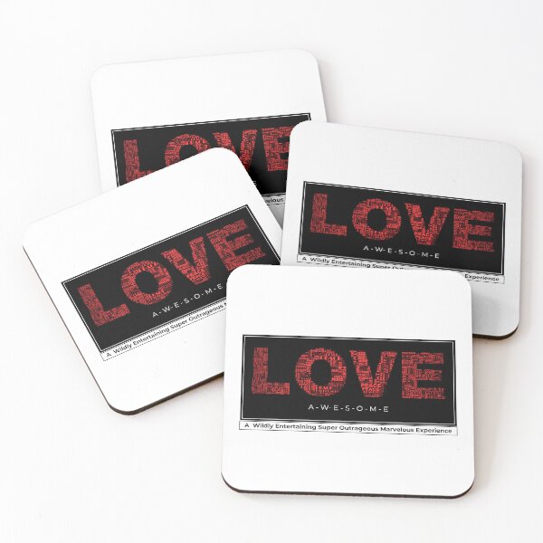 Item preview, Love Awesome - Acronym designed and sold by BeeG2024.