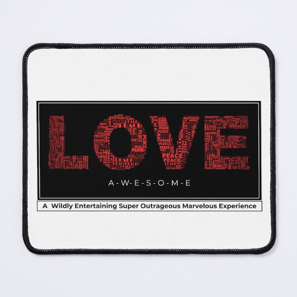 Item preview, Love Awesome - Acronym designed and sold by BeeG2024.