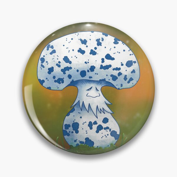 Item preview, Indigo Milk Cap Mushroom designed and sold by Chewy-Tooth.