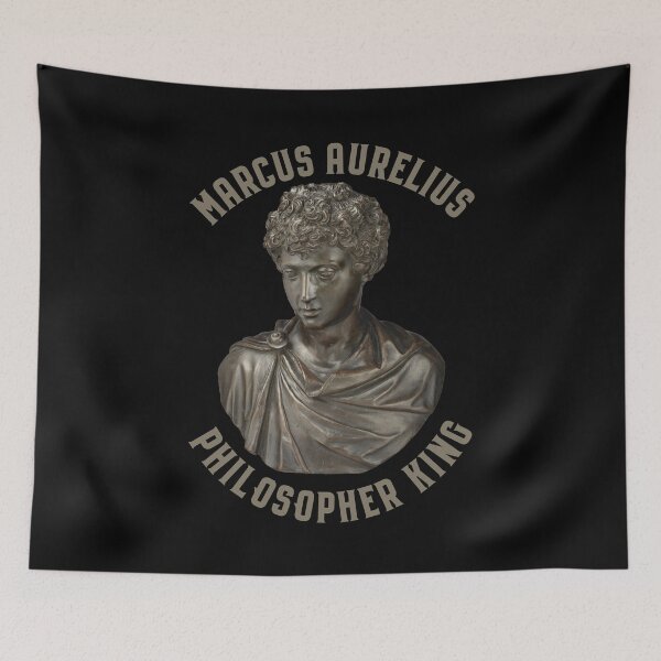 Item preview, Marcus Aurelius Philosopher King Bust Stoic Stoicism designed and sold by Carl's Clothing.