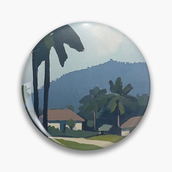 Item preview, Brunei landscape | Post-impressionist painting style designed and sold by ComicsFactory.