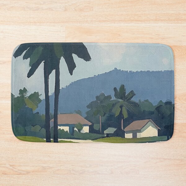 Item preview, Brunei landscape | Post-impressionist painting style designed and sold by ComicsFactory.
