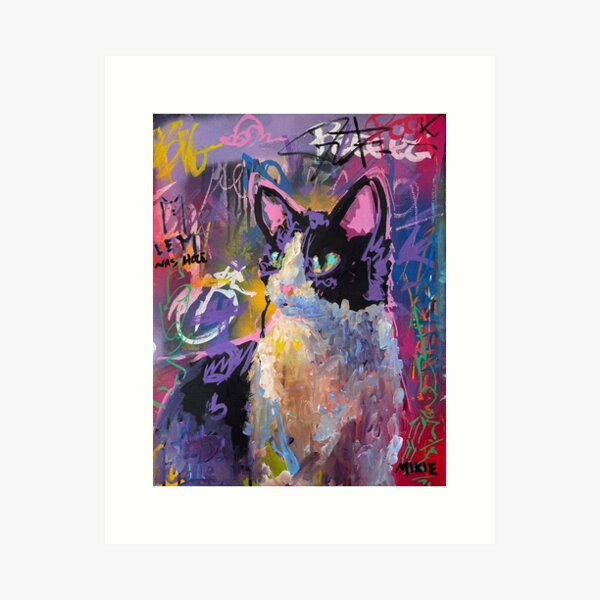Vista previa del artículo con la obra «Pepinillos», diseñado y vendido por Mikie.art.