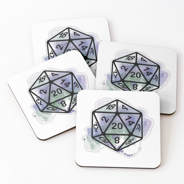 Item preview, Purple green d20 designed and sold by Devils in the Detail.