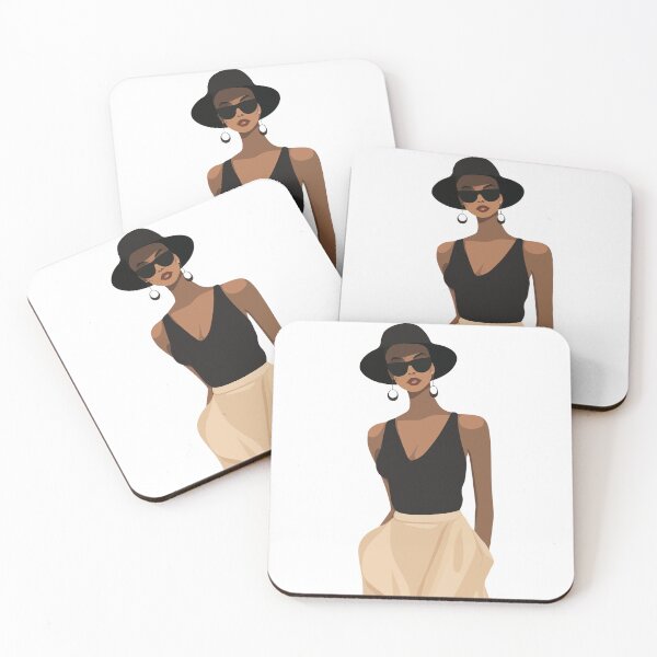 Item preview, Effortless Chic – Black Woman in Minimalist Fashion designed and sold by Denny-Danny.