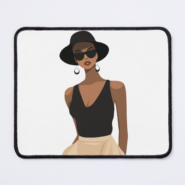 Item preview, Effortless Chic – Black Woman in Minimalist Fashion designed and sold by Denny-Danny.