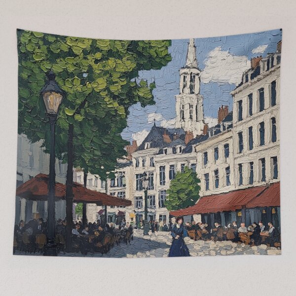 Item preview, Brussels | Post-impressionist painting style designed and sold by ComicsFactory.