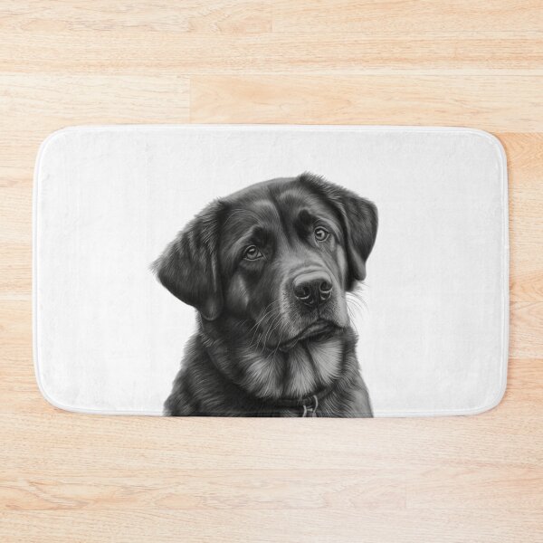 Item preview, Charcoal Style Large Mongrel Dog designed and sold by lascositasdetri.